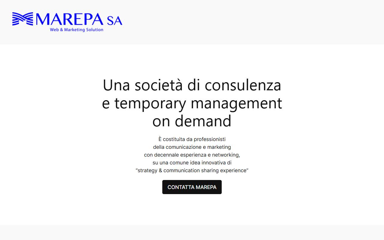 Anteprima del sito: Marepa SA