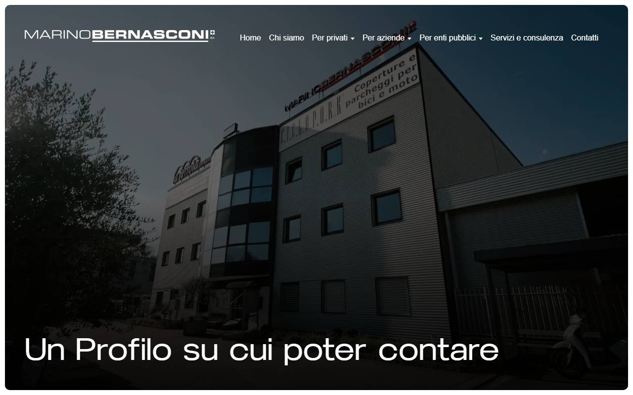 Anteprima del sito: Marino Bernasconi SA