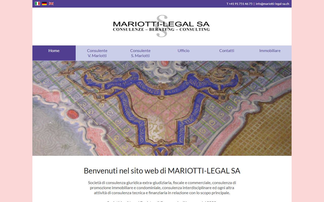 Anteprima del sito: MARIOTTI-LEGAL SA