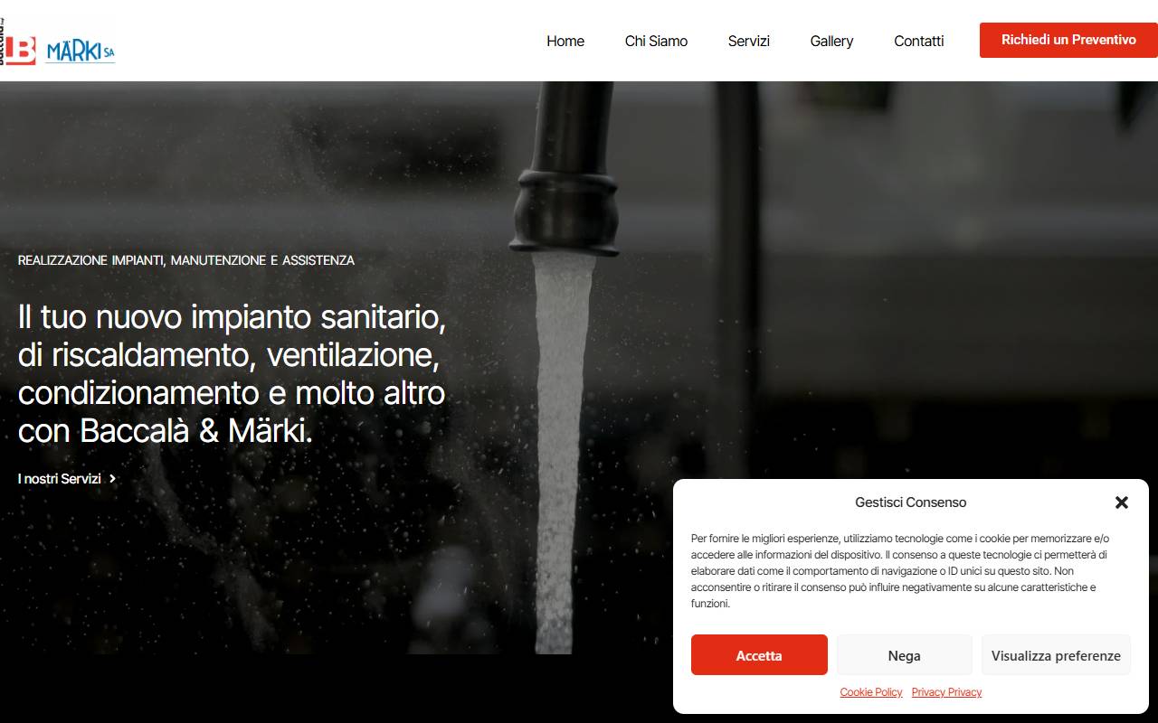 Anteprima del sito: Märki SA