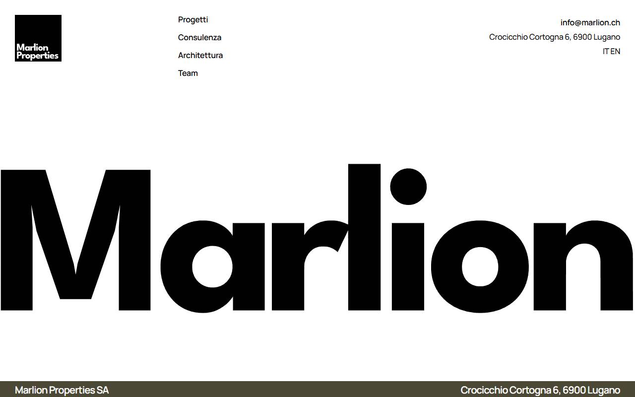 Anteprima del sito: Marlion Properties SA