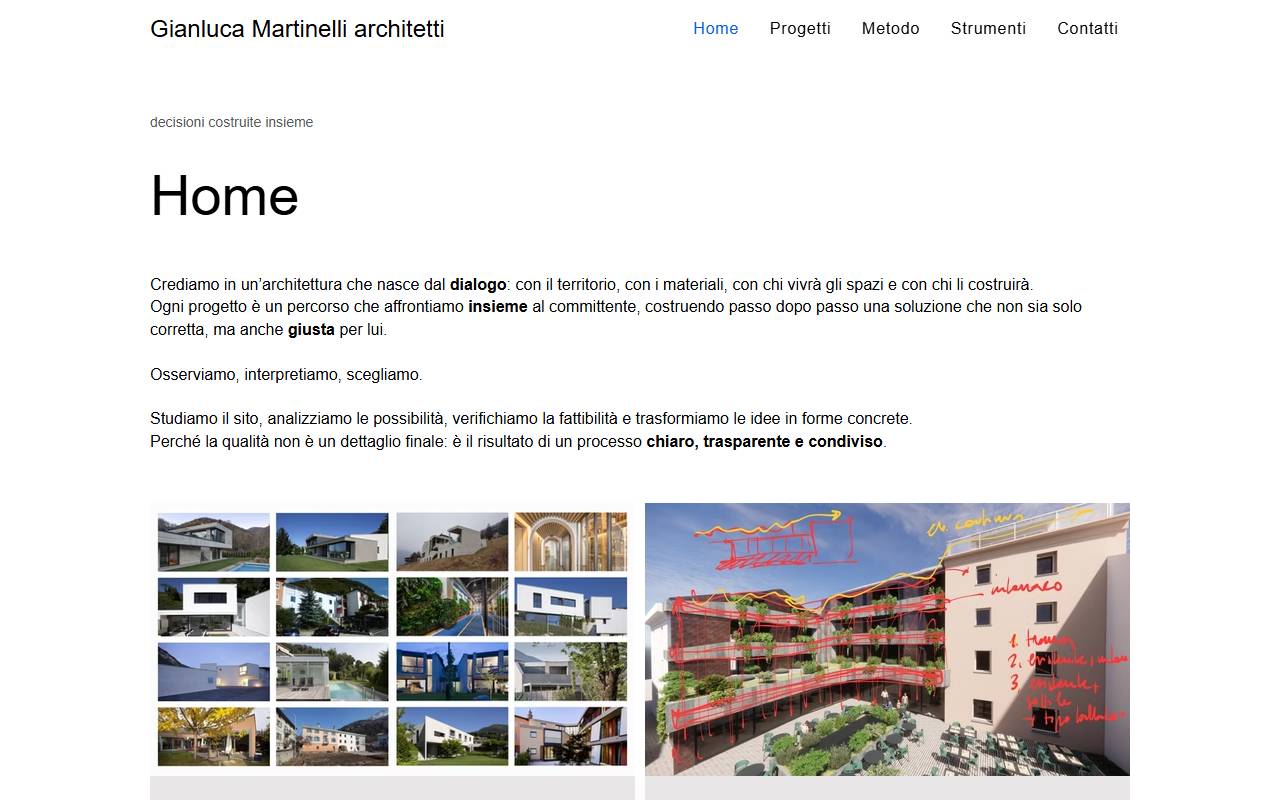 Anteprima del sito: Martinelli Gianluca