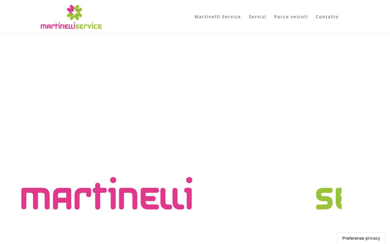 Anteprima del sito: Martinelli Service Sagl