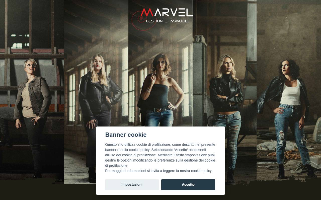 Anteprima del sito: Marvel Gestioni e Immobili Sagl