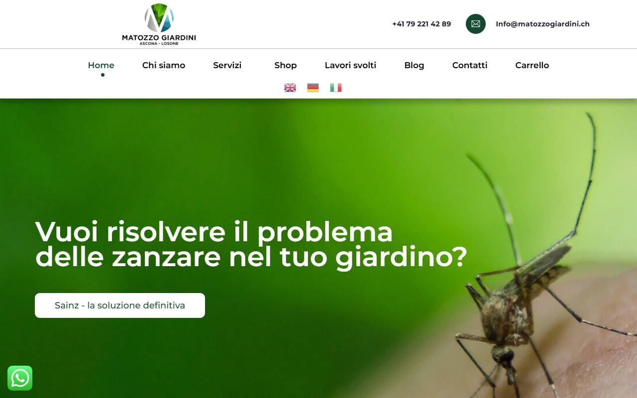 Anteprima del sito: Matozzo Giardini-MGStudio