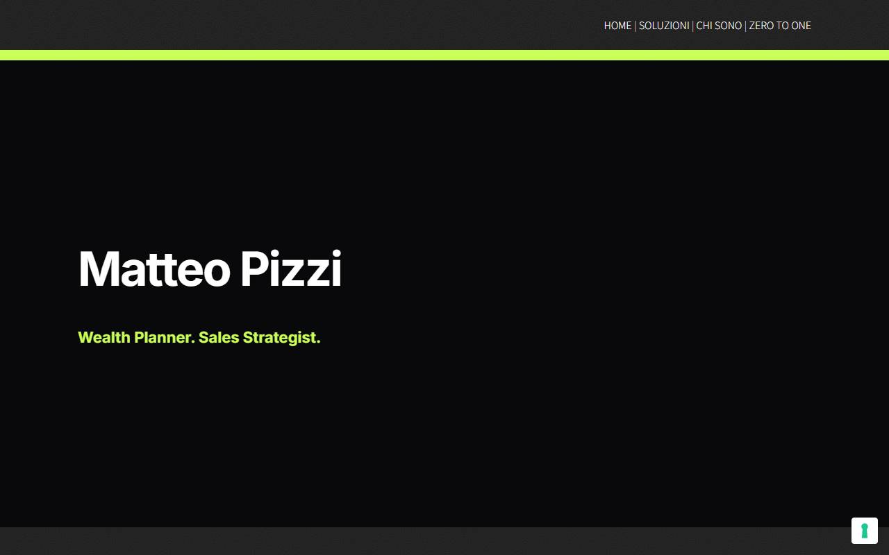 Anteprima del sito: Matteo Pizzi Business Advisor & Digital Consulting