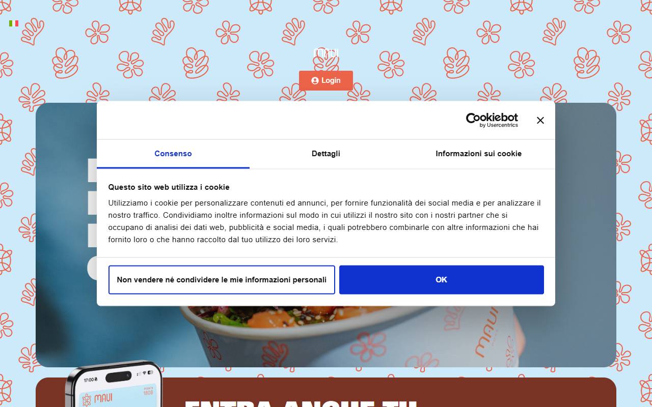 Anteprima del sito: MAUI POKE Sagl