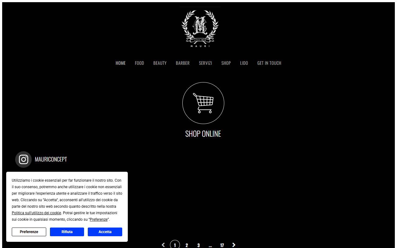 Anteprima del sito: Mauri Concept SA