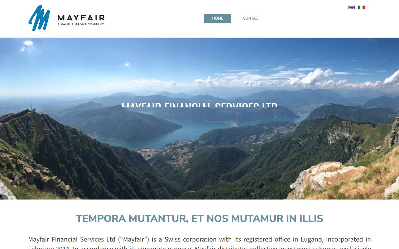 Anteprima del sito: MAYFAIR FINANCIAL SERVICES LTD