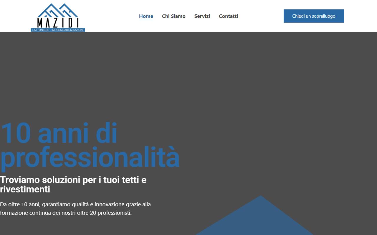 Anteprima del sito: Mazidi SA