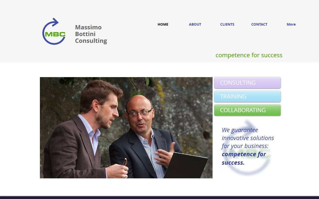 Anteprima del sito: MBC Massimo Bottini Consulting Sagl