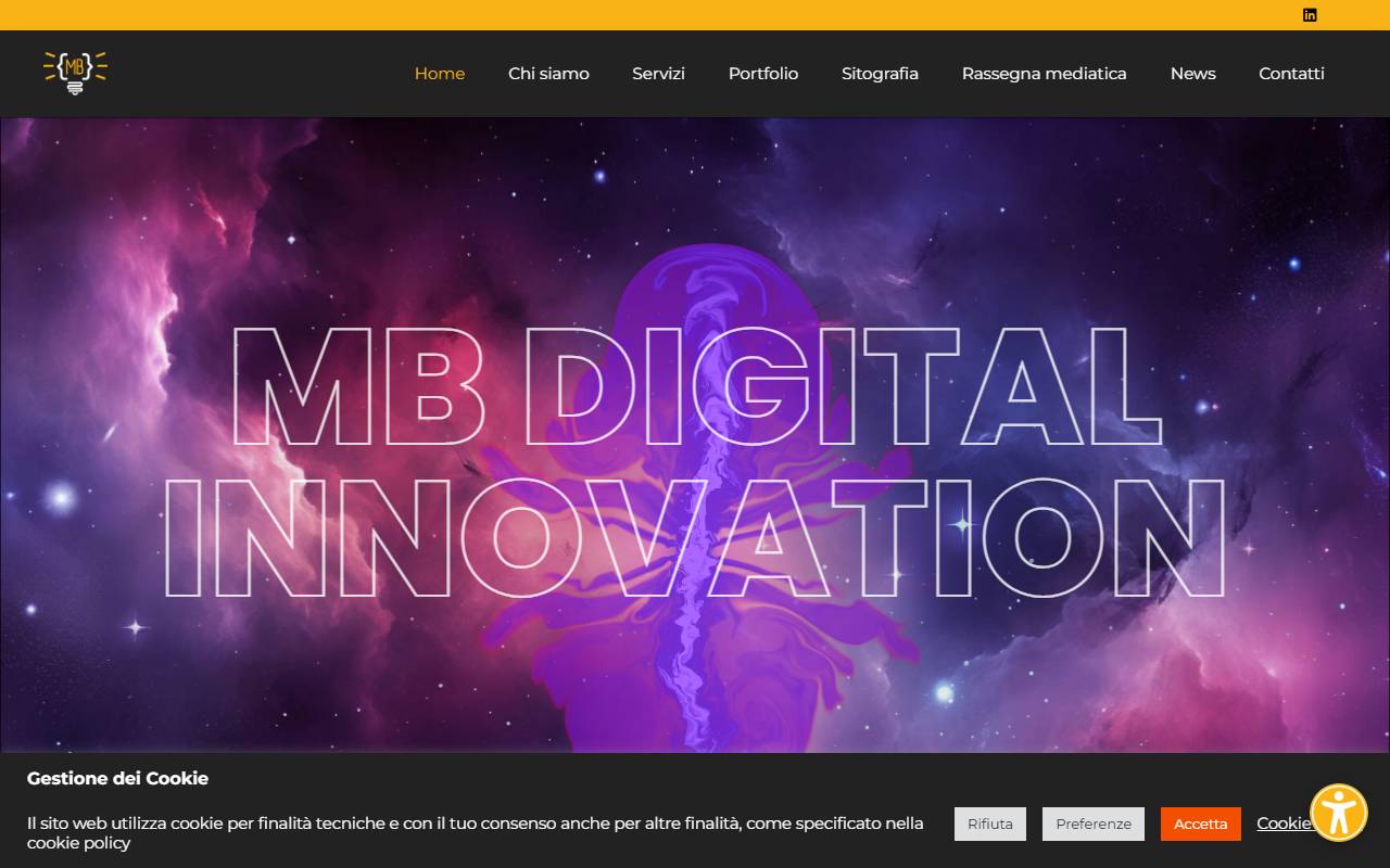 Anteprima del sito: MB Digital Innovation Sagl