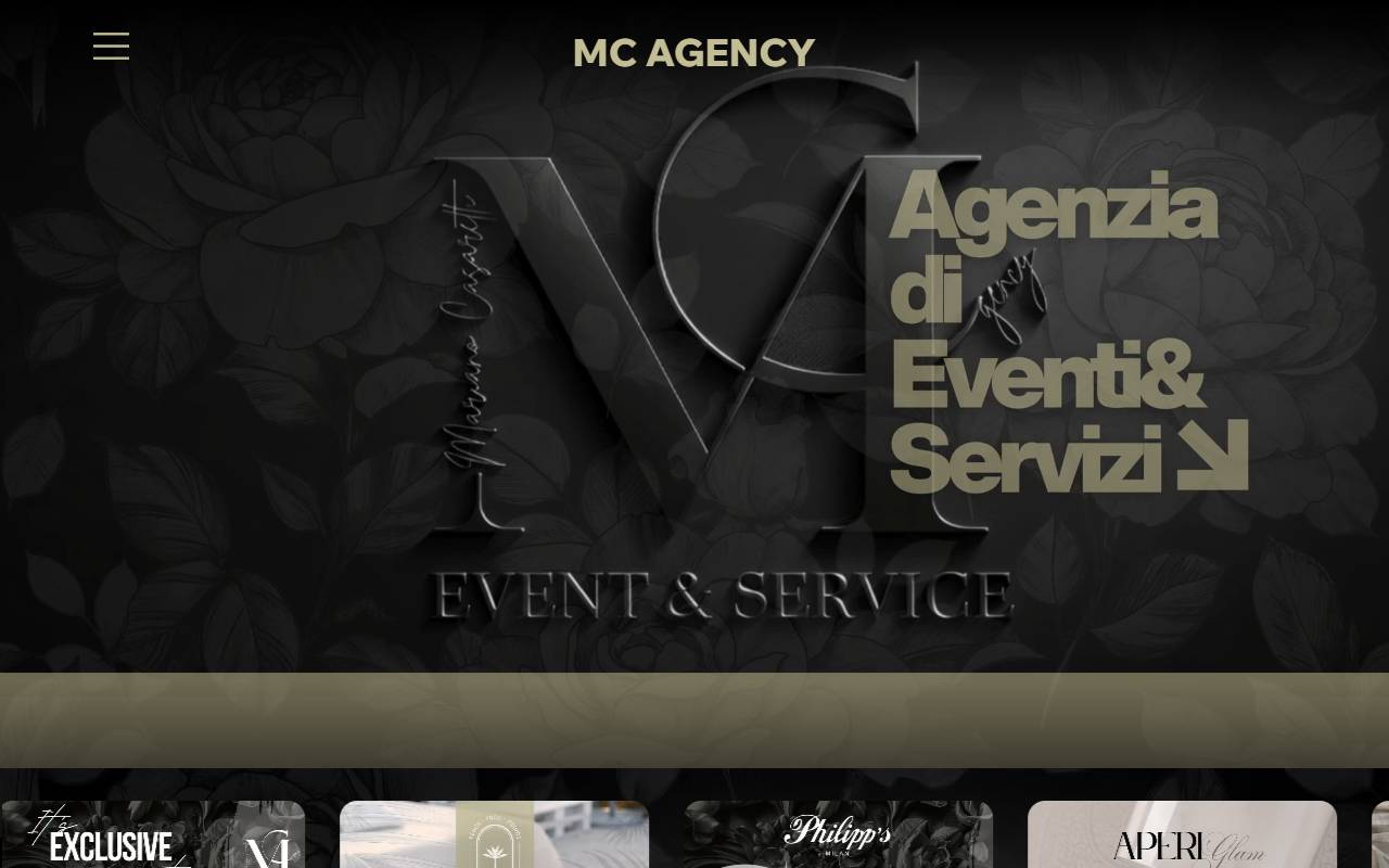 Anteprima del sito: MC Agency Sagl