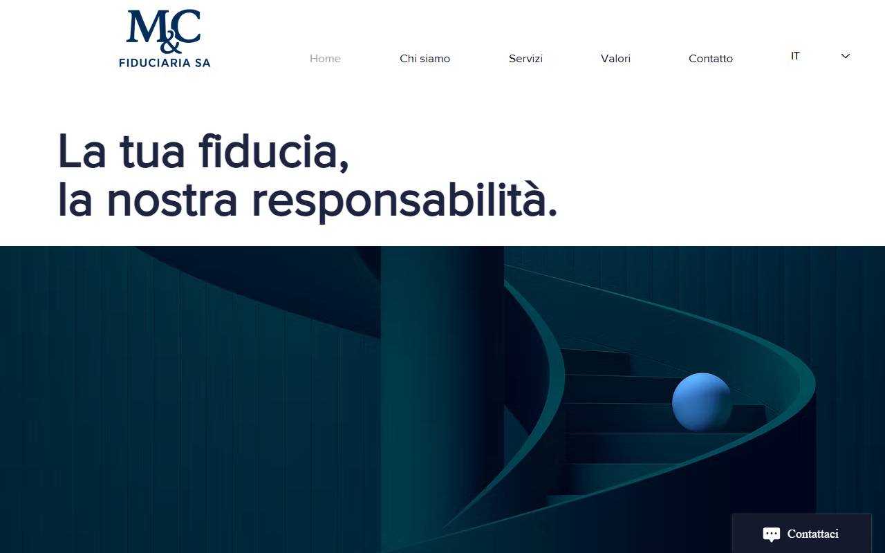 Anteprima del sito: M&C Fiduciaria SA