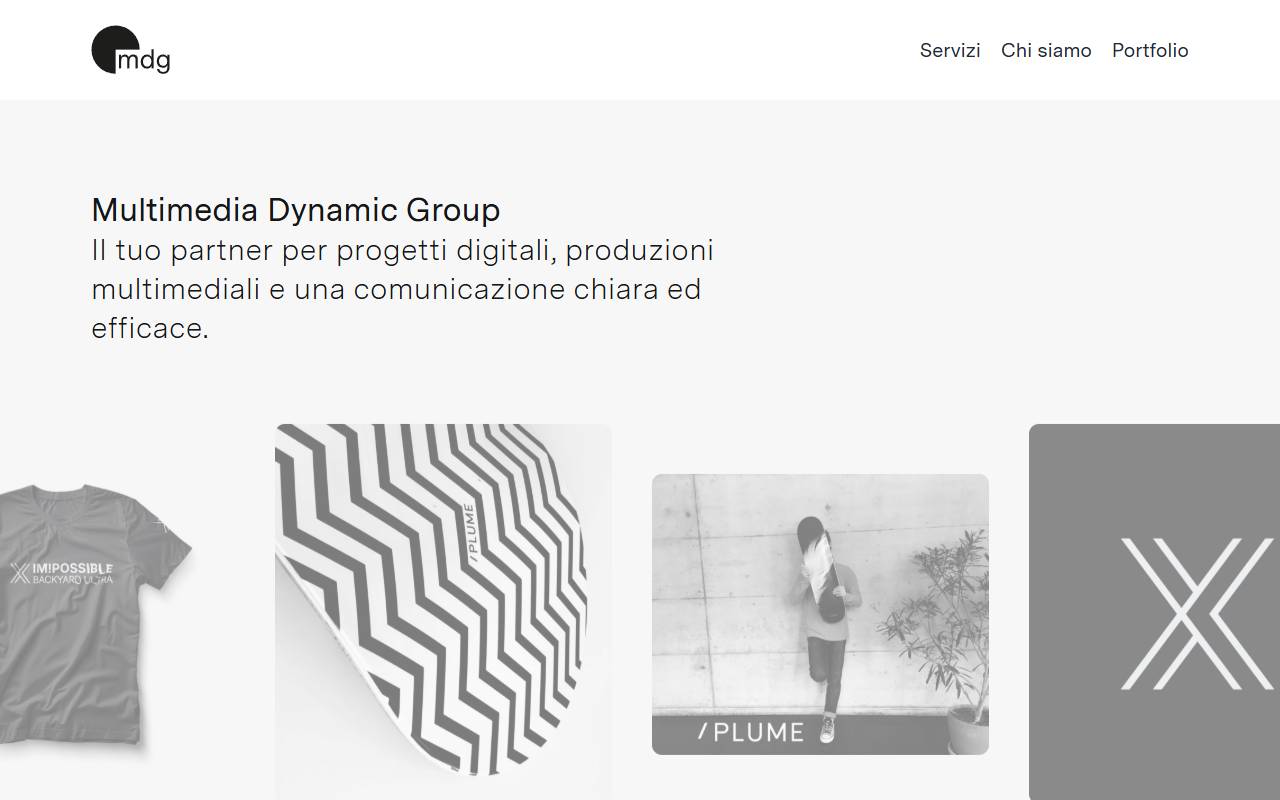 Anteprima del sito: MULTIMEDIA DYNAMIC GROUP SAGL