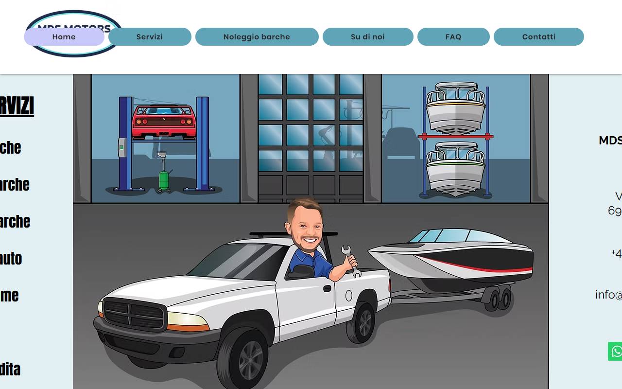 Anteprima del sito: MDS Motors Sagl