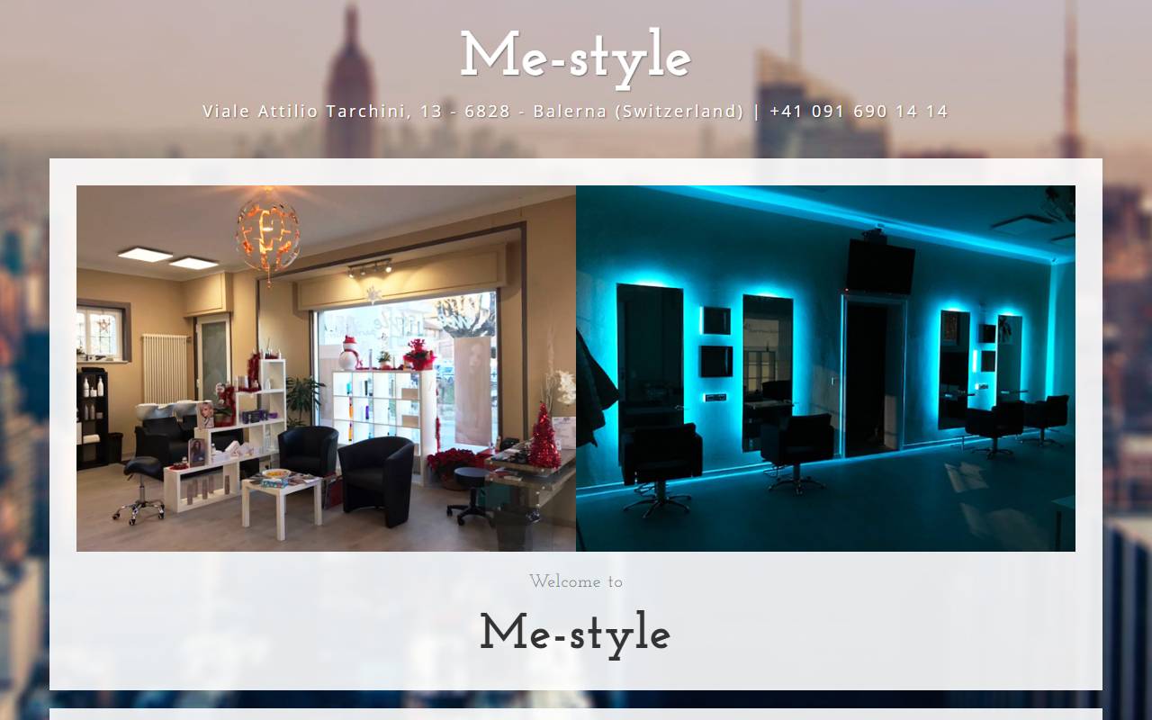 Anteprima del sito: ME-Style Parrucchieri SAGL