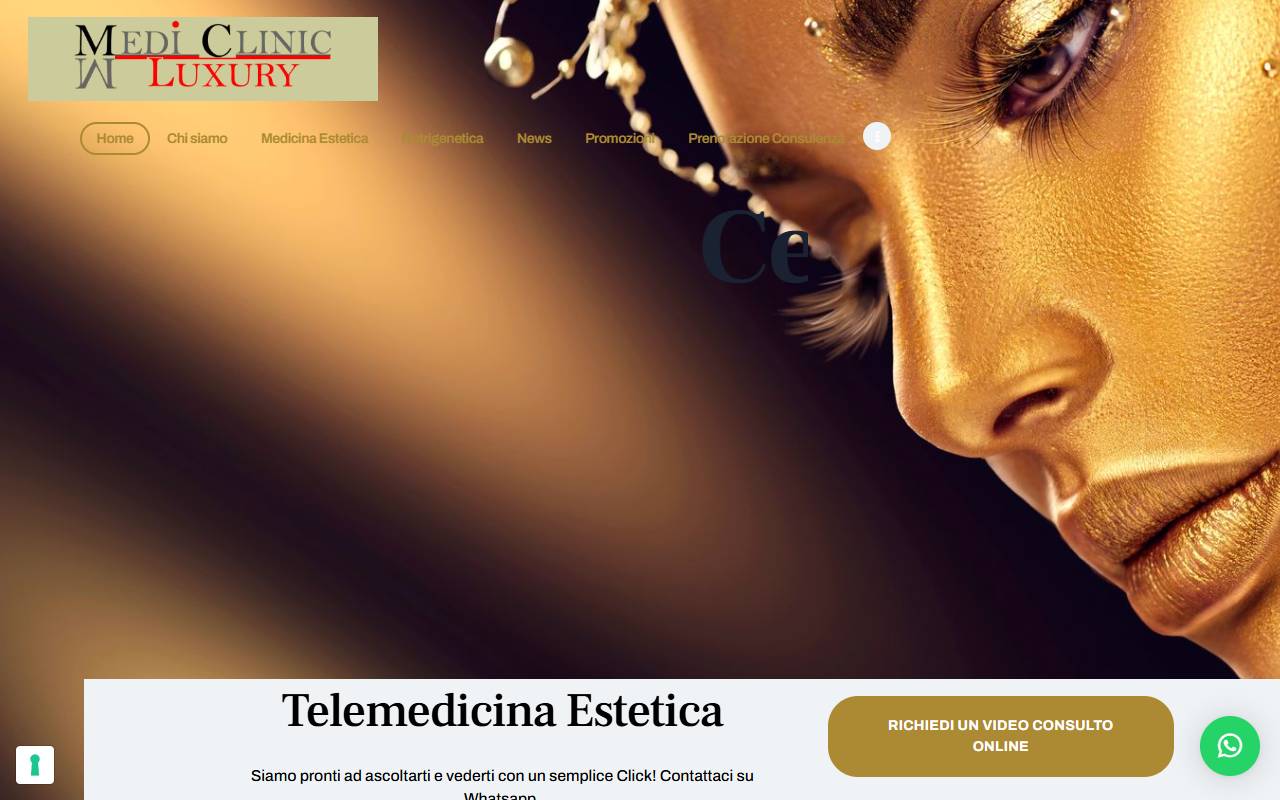 Anteprima del sito: Medi Clinic Luxury Sagl