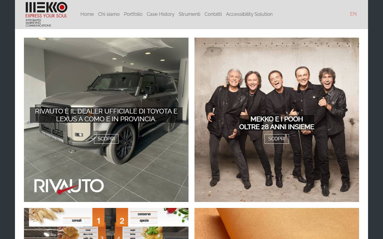 Anteprima del sito: MEKKO Sagl