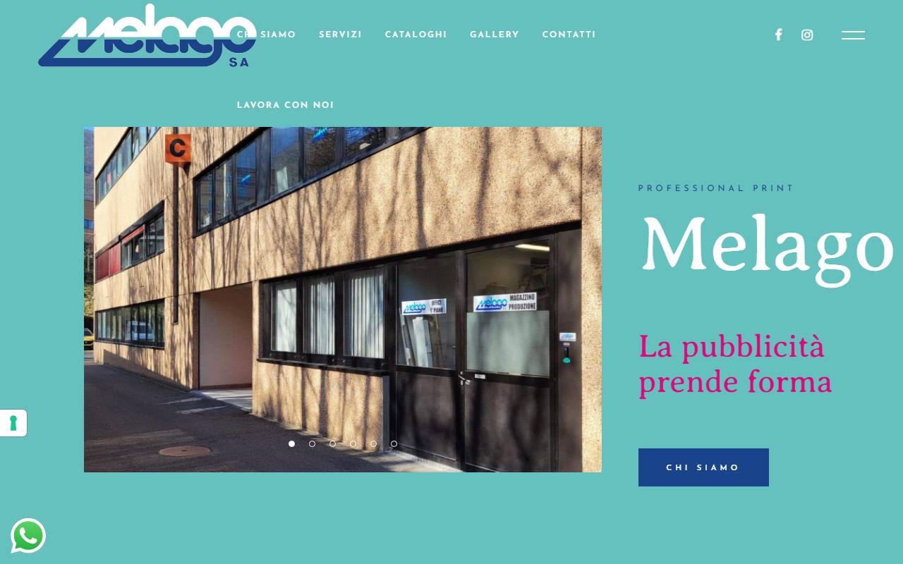 Anteprima del sito: Melago SA