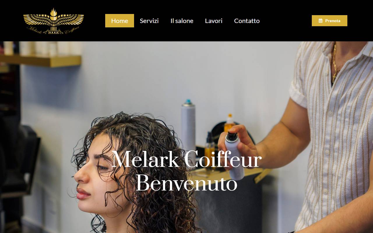 Anteprima del sito: Melark Coiffeur di Jabro