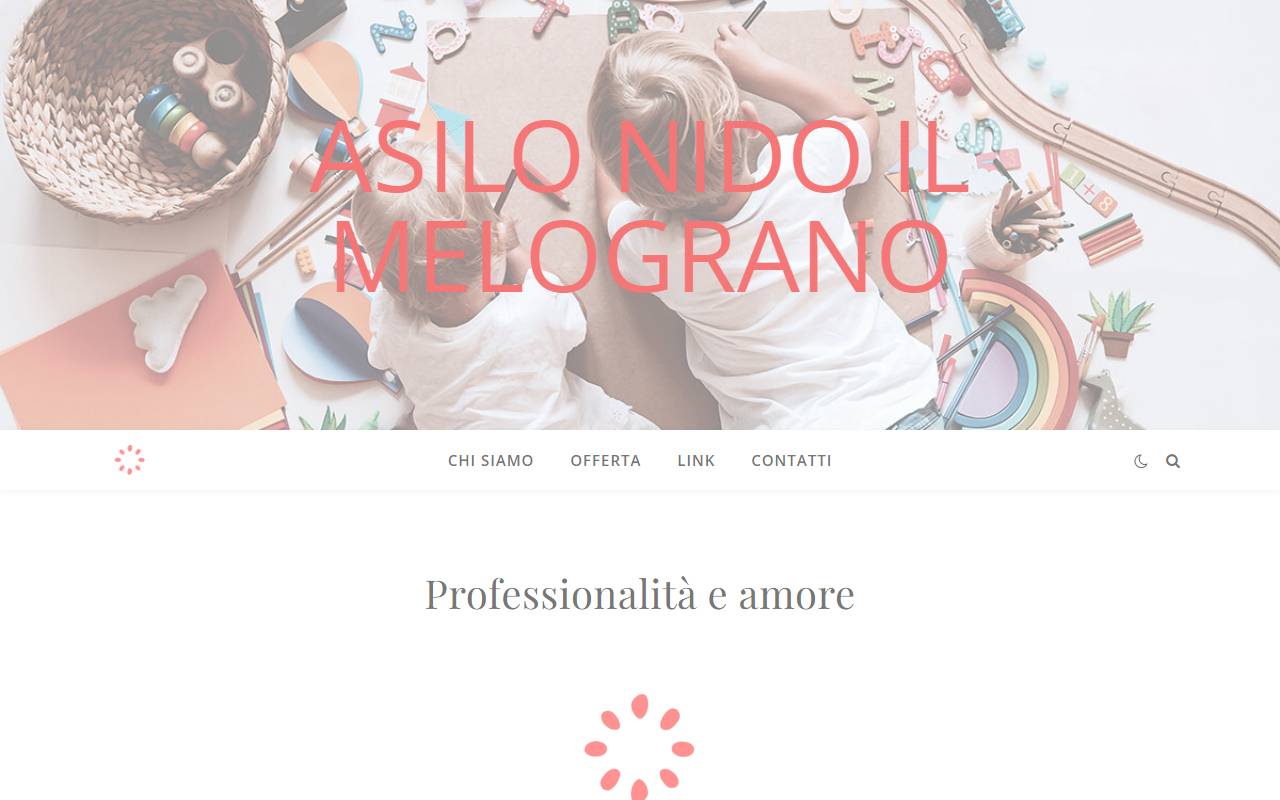 Anteprima del sito: Associazione Asilo Nido il Melograno