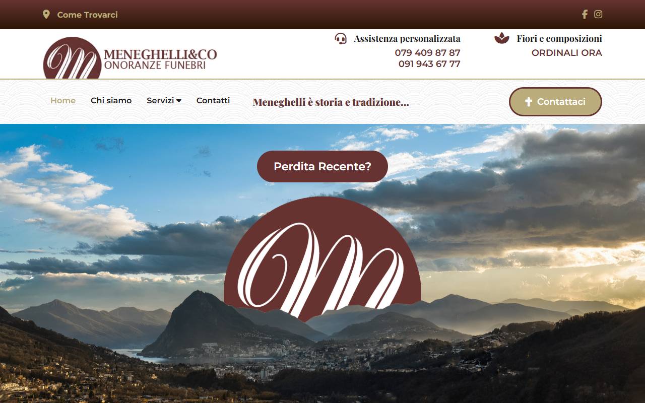 Anteprima del sito: Meneghelli & Co.