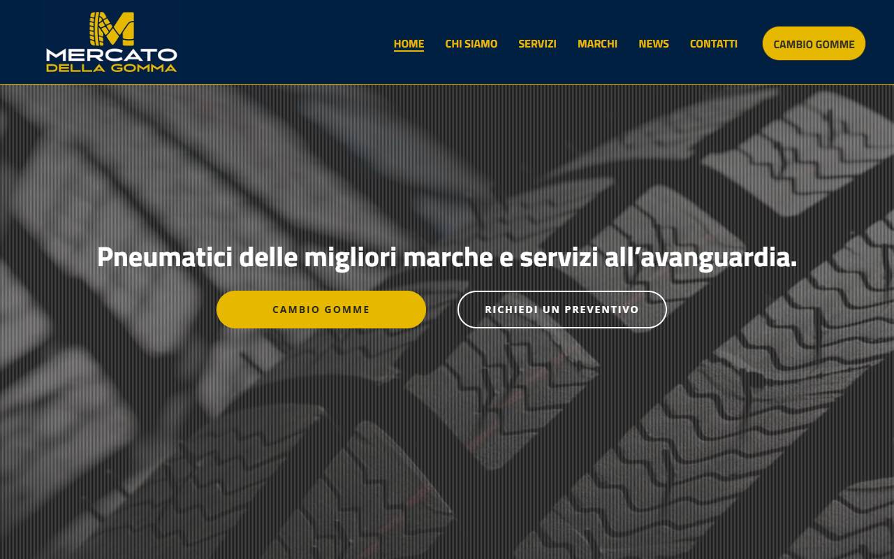 Anteprima del sito: MDG mercato della gomma SA
