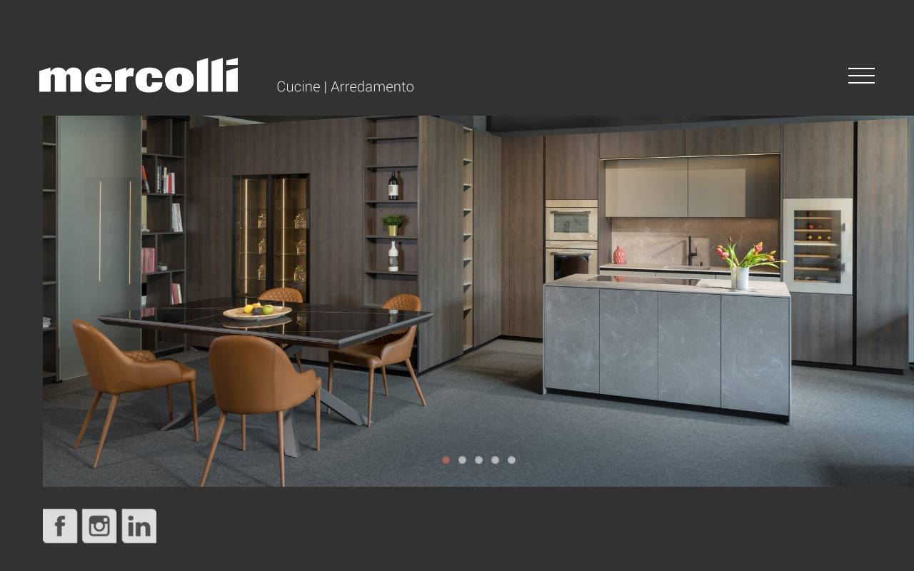 Anteprima del sito: Mercolli Cucine Sagl