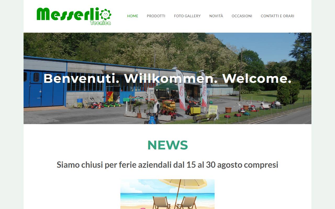 Anteprima del sito: MESSERLI TECNICA
