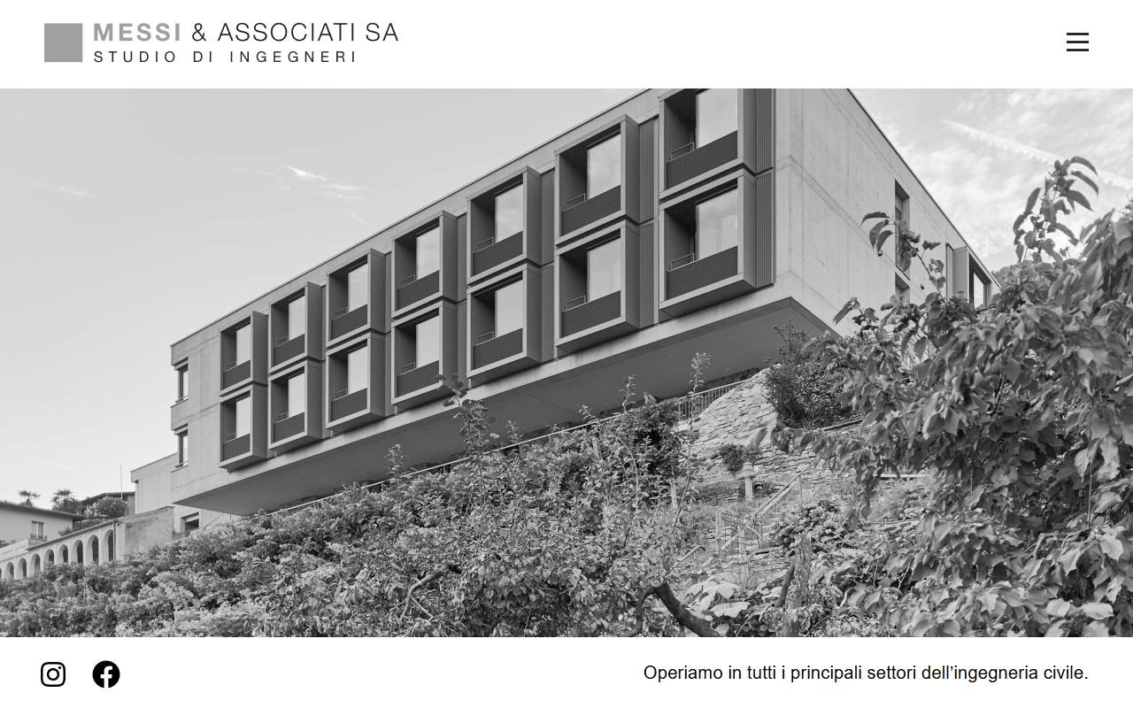 Anteprima del sito: Messi & Associati SA