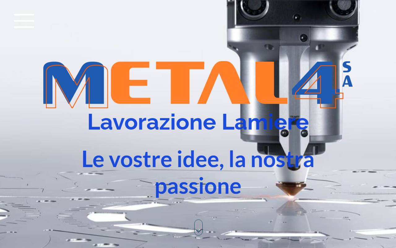 Anteprima del sito: Metal 4 SA