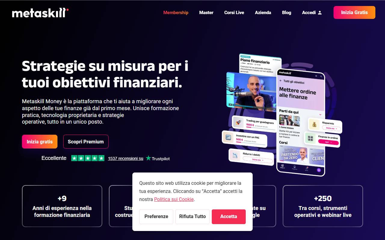 Anteprima del sito: Metaskill SA