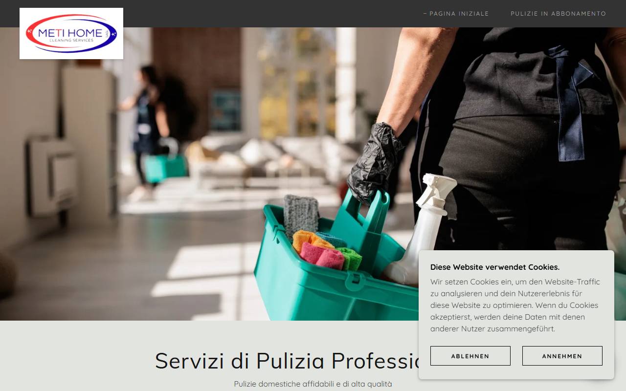 Anteprima del sito: METI HOME Sagl