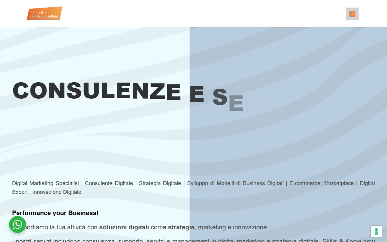 Anteprima del sito: Digital Consulting Micheli