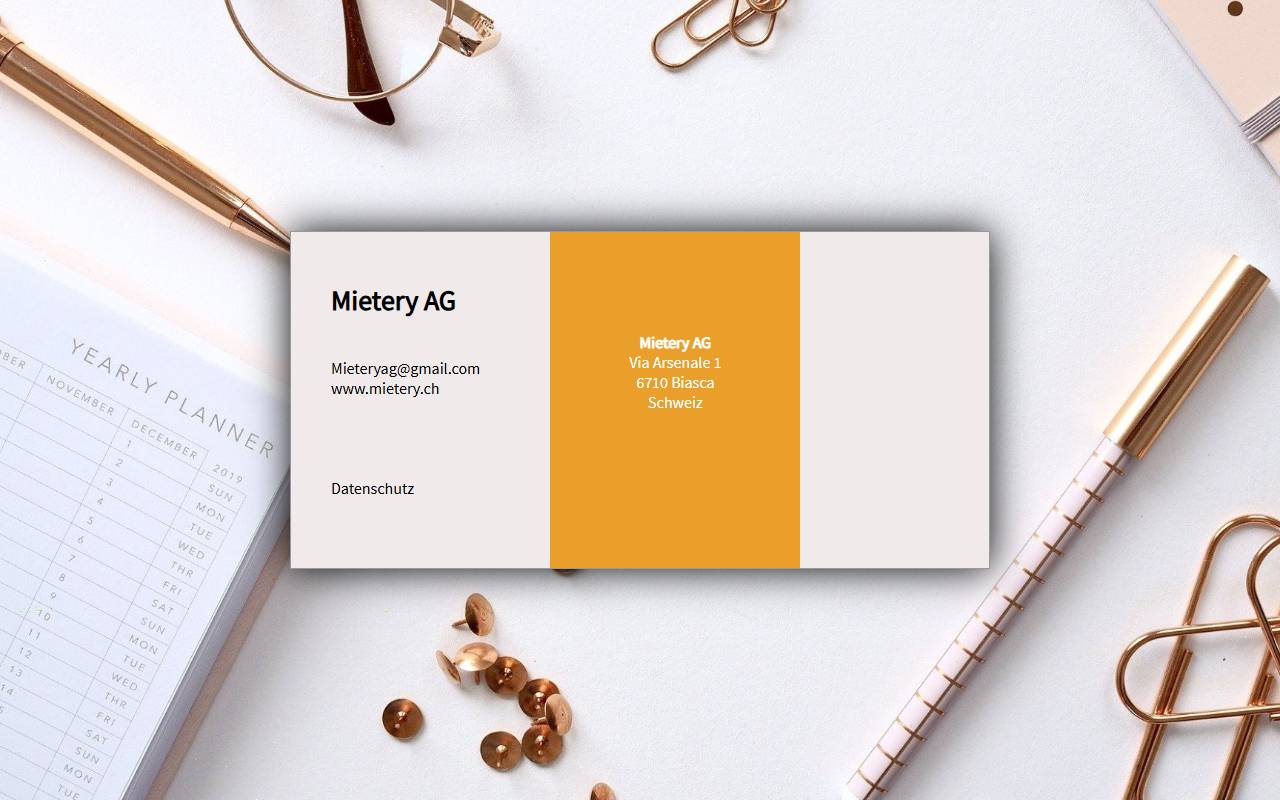 Anteprima del sito: Mietery SA
