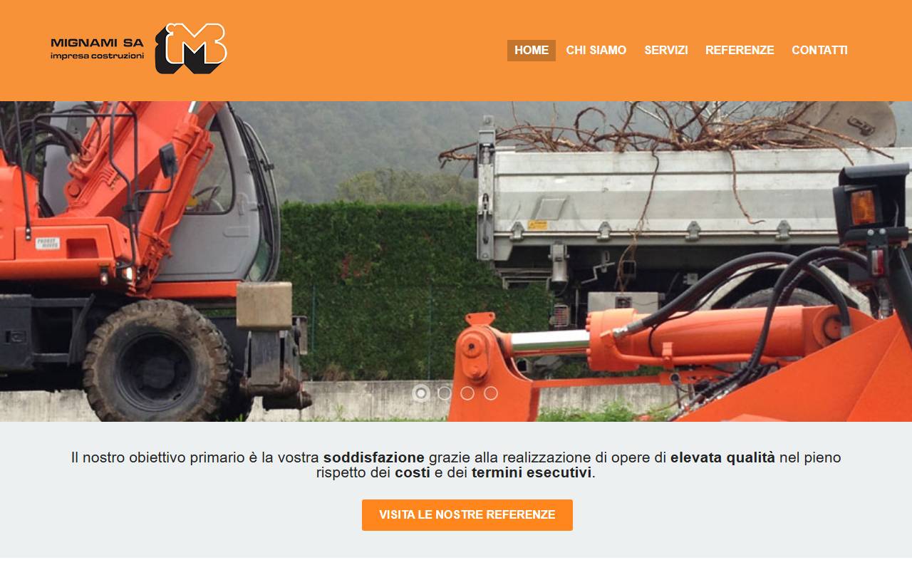 Anteprima del sito: Mignami SA