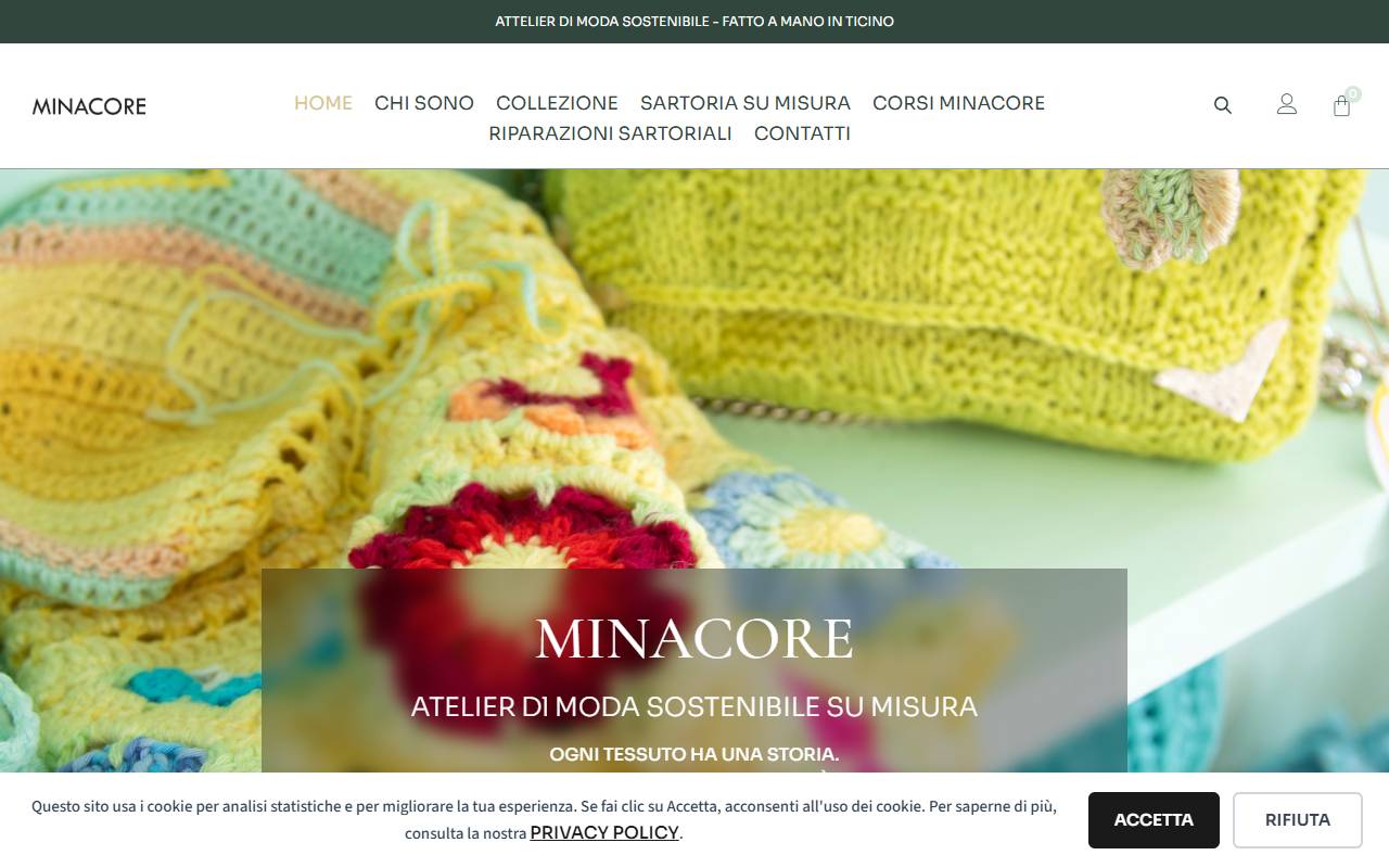 Anteprima del sito: Minacore