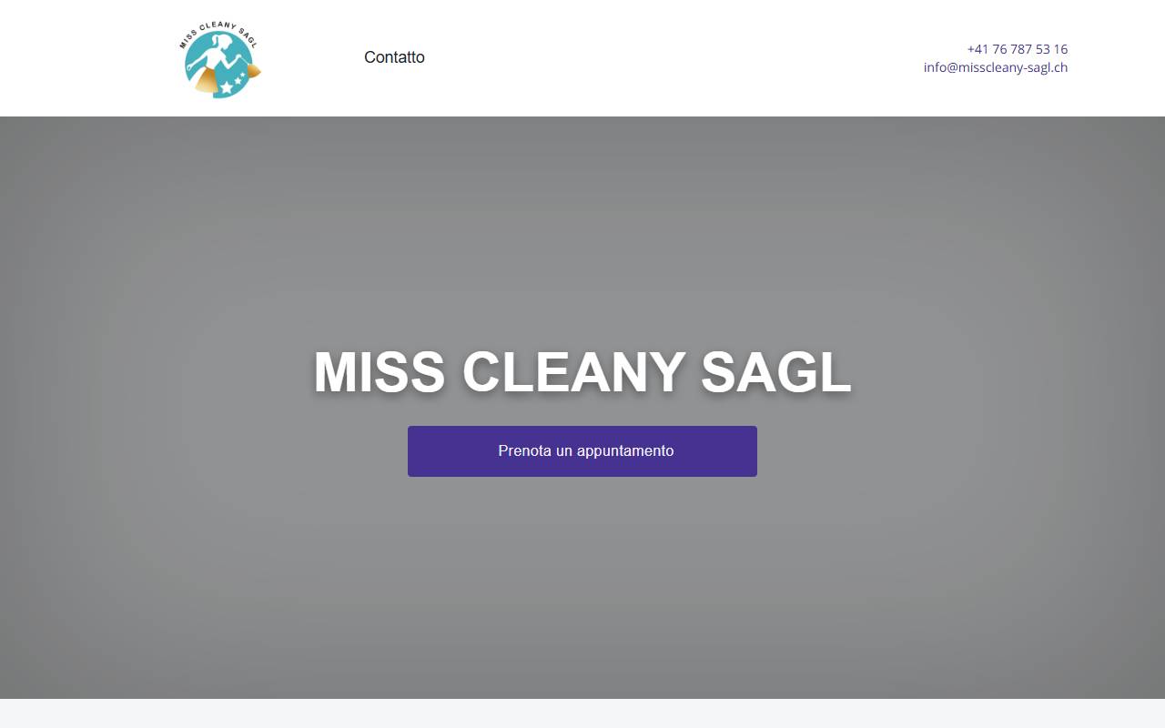 Anteprima del sito: Miss Cleany Sagl