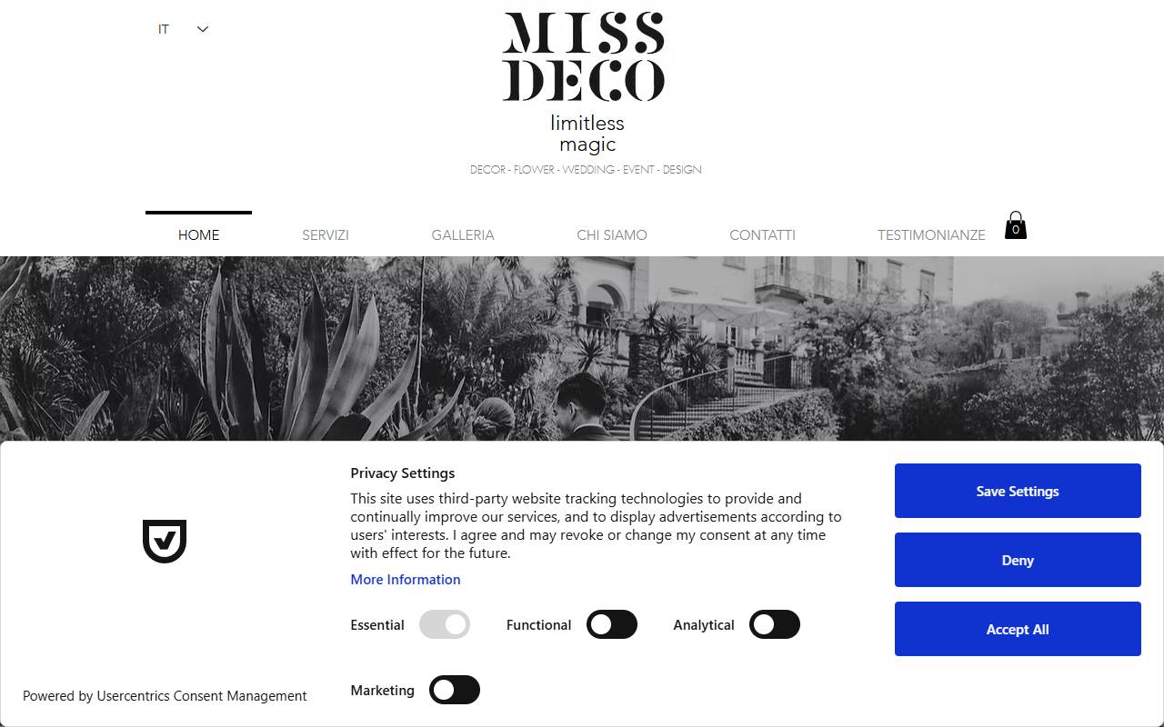 Anteprima del sito: Miss Deco Planner SNC