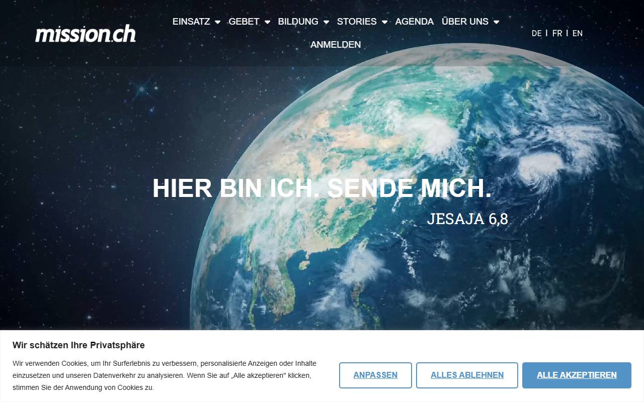 Anteprima del sito: E-MISSION MEDIA FACTORY Sagl