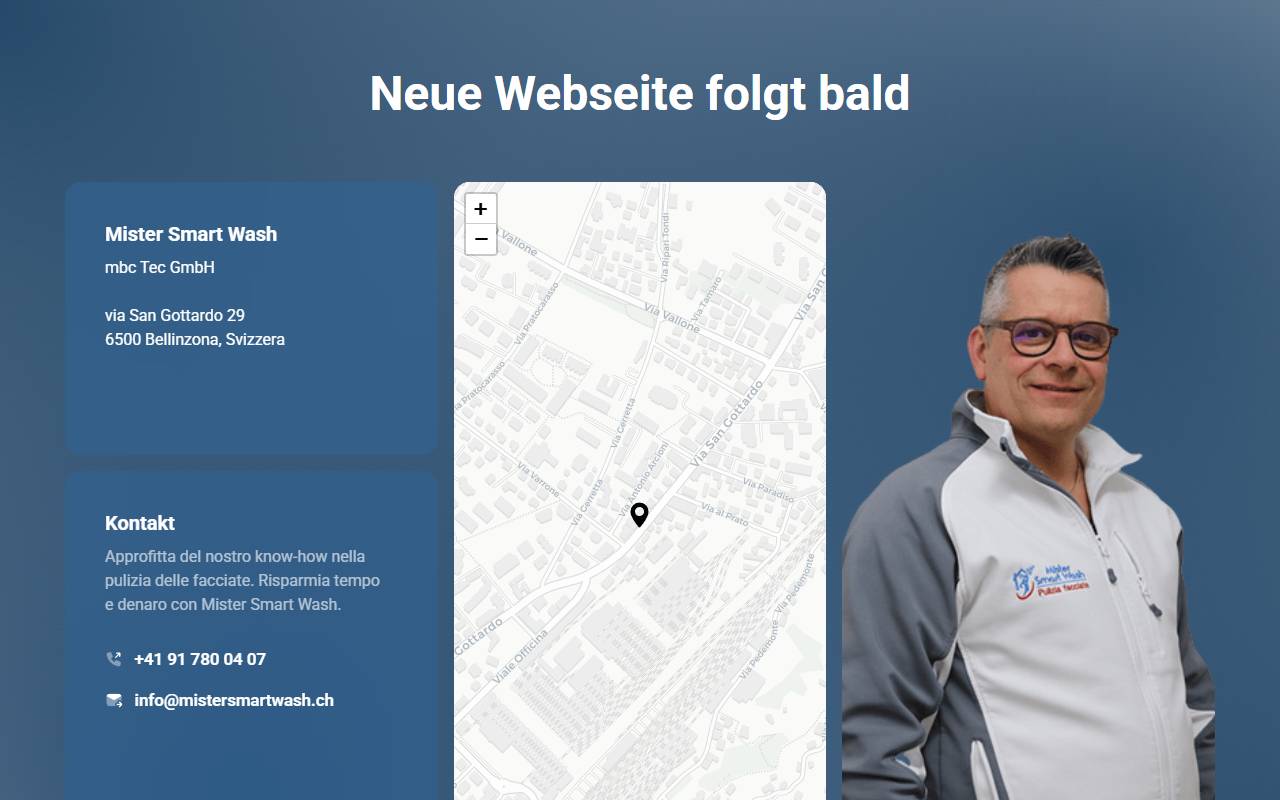 Anteprima del sito: MBC TEC GmbH
