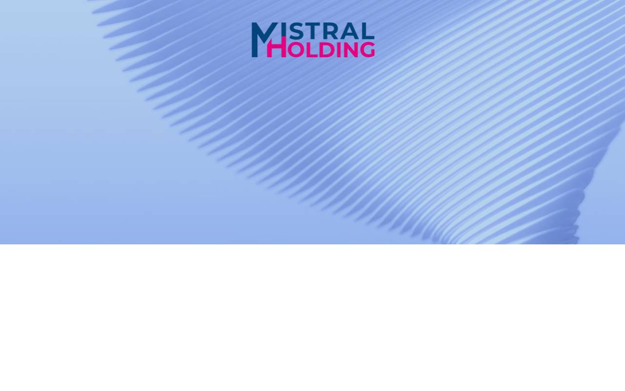 Anteprima del sito: Mistral Holding Sagl