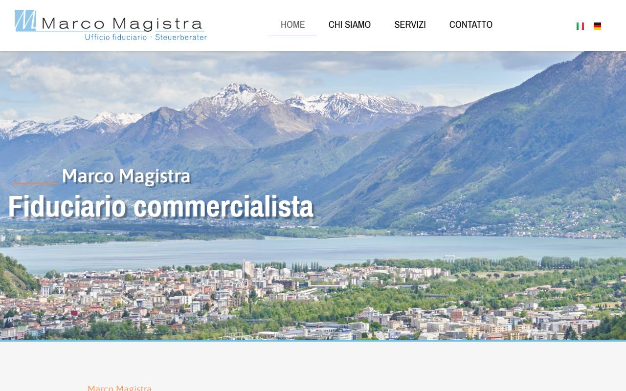 Anteprima del sito: Marco Magistra, Ufficio fiduciario