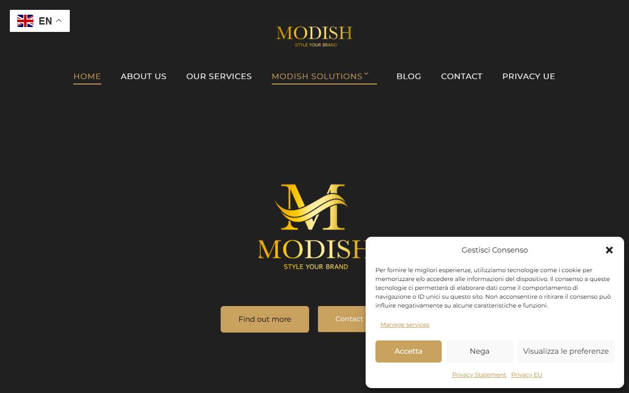 Anteprima del sito: Modish Sagl