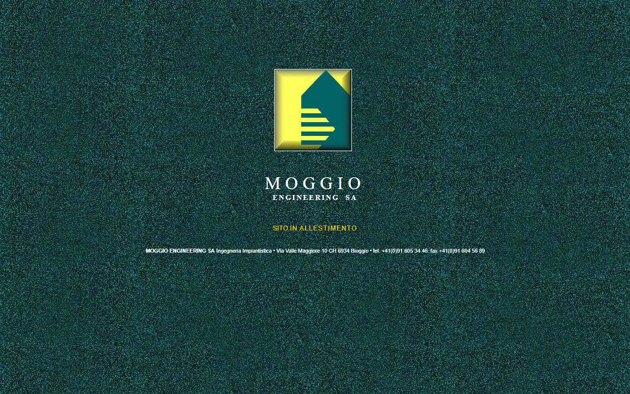 Anteprima del sito: Moggio Engineering SA