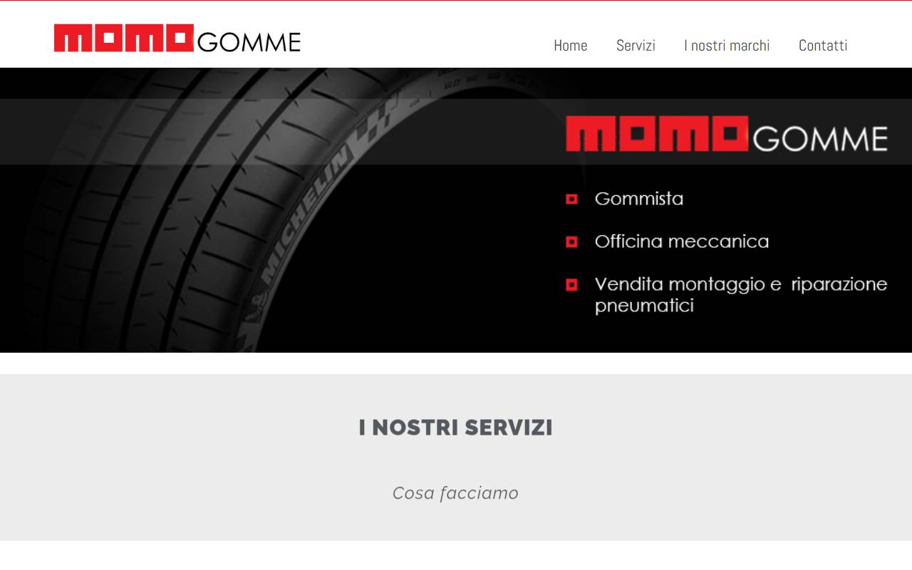 Anteprima del sito: Momo Gomme Arpaz