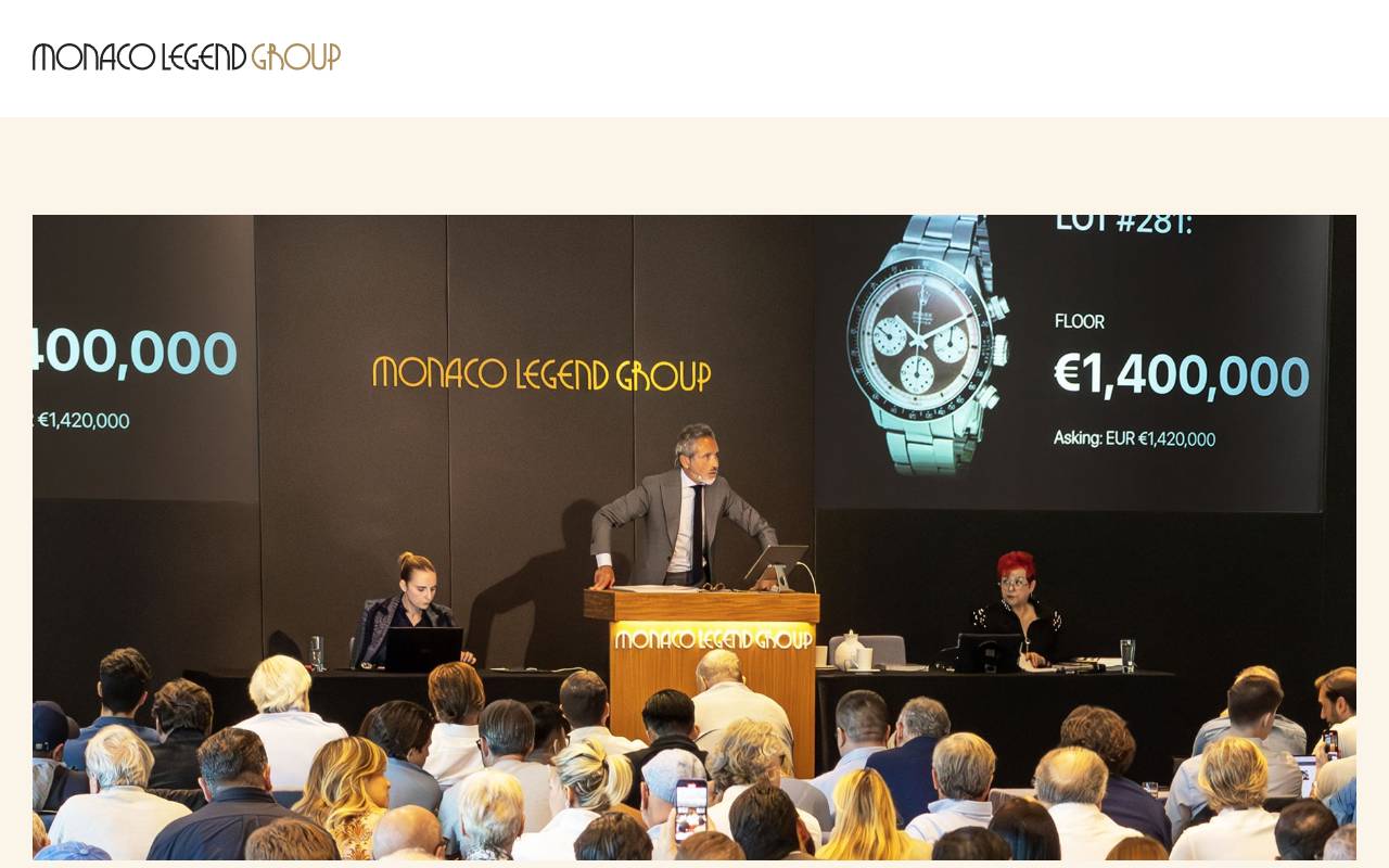 Anteprima del sito: Monaco Legend Group SA