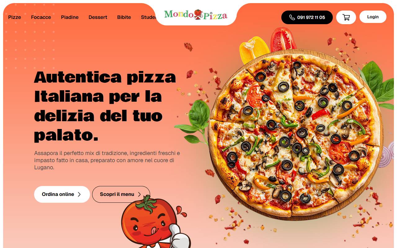 Anteprima del sito: Mondopizza SA