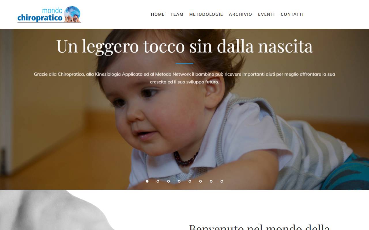Anteprima del sito: Vendrame Christian, Dottore in chiropratica Sagl